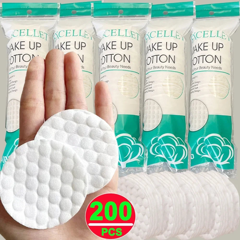Soft Disposable Cotton Cleansing Pads