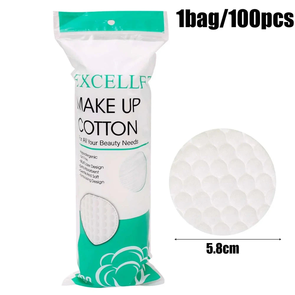 Soft Disposable Cotton Cleansing Pads