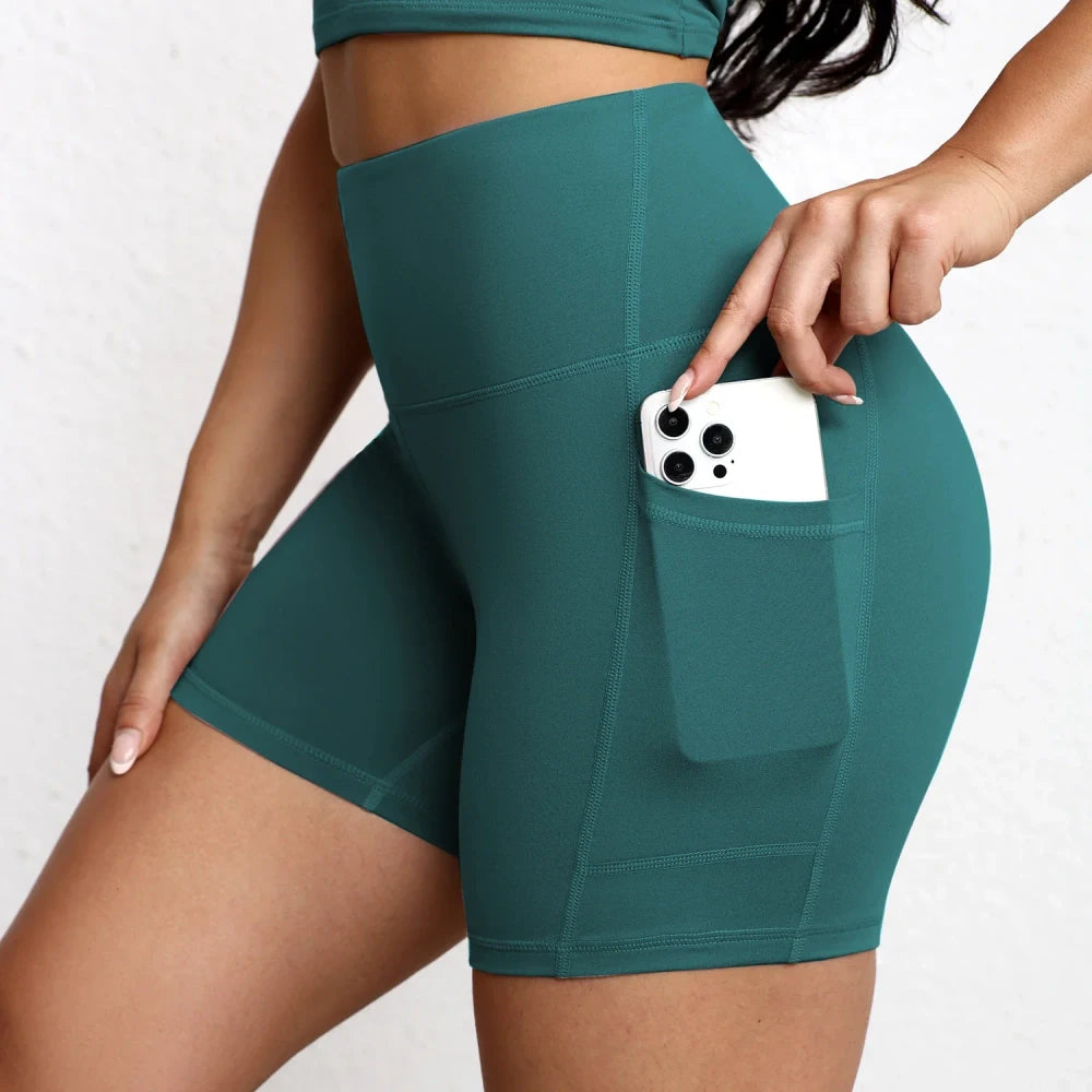 High Waist Yoga Shorts