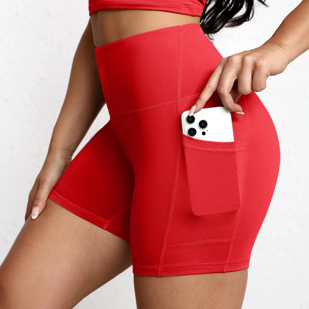 High Waist Yoga Shorts