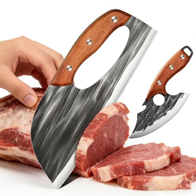 Hand Forged Viking Kitchen Knife Set